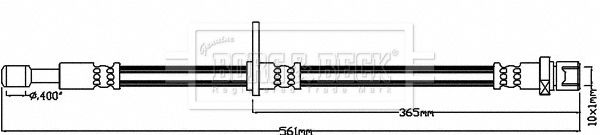 BORG & BECK Pidurivoolik BBH8198